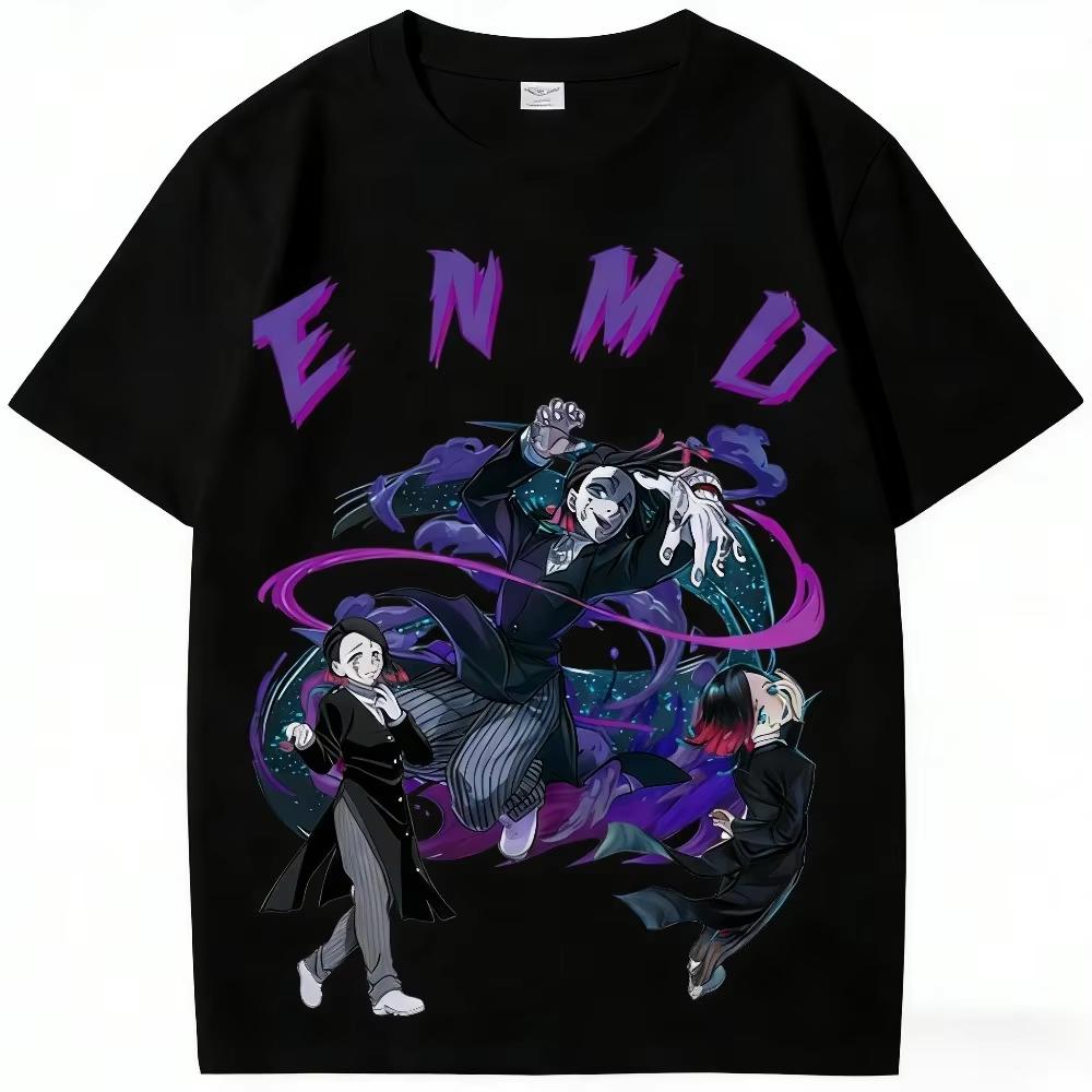 Demon Slayer Lower Rank One Enmu Unisex Pure Cotton Tshirt 2026 Summer Anime Print Casual Unisex and Women Short Sleeved Top S
Demon Slayer Lower Rank One Enmu Unisex Pure Cotton Tshirt 2026 Summer Anime Print Casual Unisex and Women Short Sleeved Top S