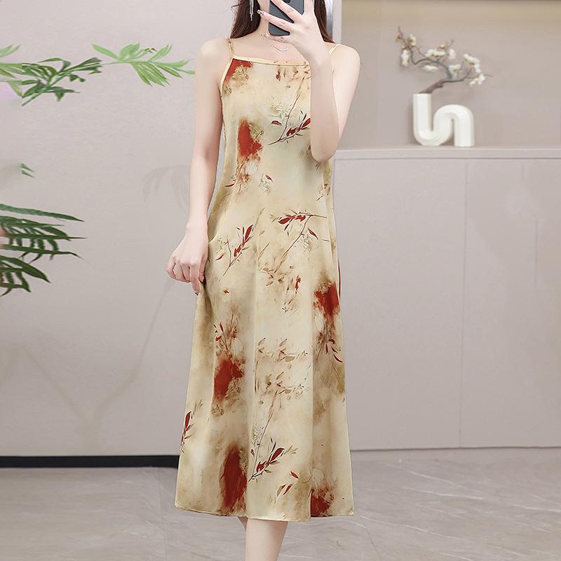 2026 Temperament Slimming Sleeveless Summer Camisole Dress with Print - Fashionable Long Skirt XL (85-105 jin) хаки
2026 Temperament Slimming Sleeveless Summer Camisole Dress with Print - Fashionable Long Skirt XL (85-105 jin) хаки