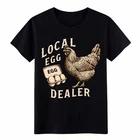 Funny Cartoon Local Egg Dealer Chicken Graphic T-Shirt Unisex Farm Casual Tee 3XL
Funny Cartoon Local Egg Dealer Chicken Graphic T-Shirt Unisex Farm Casual Tee 3XL