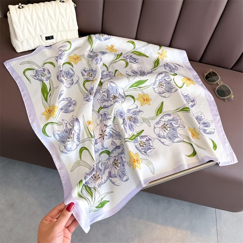 Elegant Floral Design Satin Ladies Scarf,Perfect as Neckwear, Headband or Bag Decor, Ideal Gift & Fashion Accessory 68-68cm фиолетовый
Elegant Floral Design Satin Ladies Scarf,Perfect as Neckwear, Headband or Bag Decor, Ideal Gift & Fashion Accessory 68-68cm фиолетовый