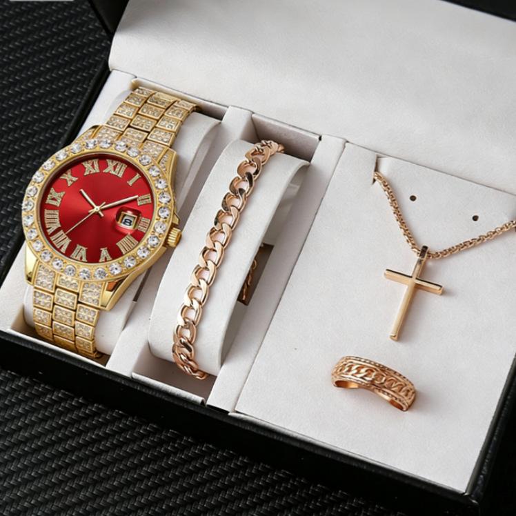 European, American Red, Green And Blue Large Dial Quartz Watch Fashionable Hip-Hop Trendy Brand Stainless Steel Full Diamond Men S Watch bulk price
European, American Red, Green And Blue Large Dial Quartz Watch Fashionable Hip-Hop Trendy Brand Stainless Steel Full Diamond Men S Watch bulk price