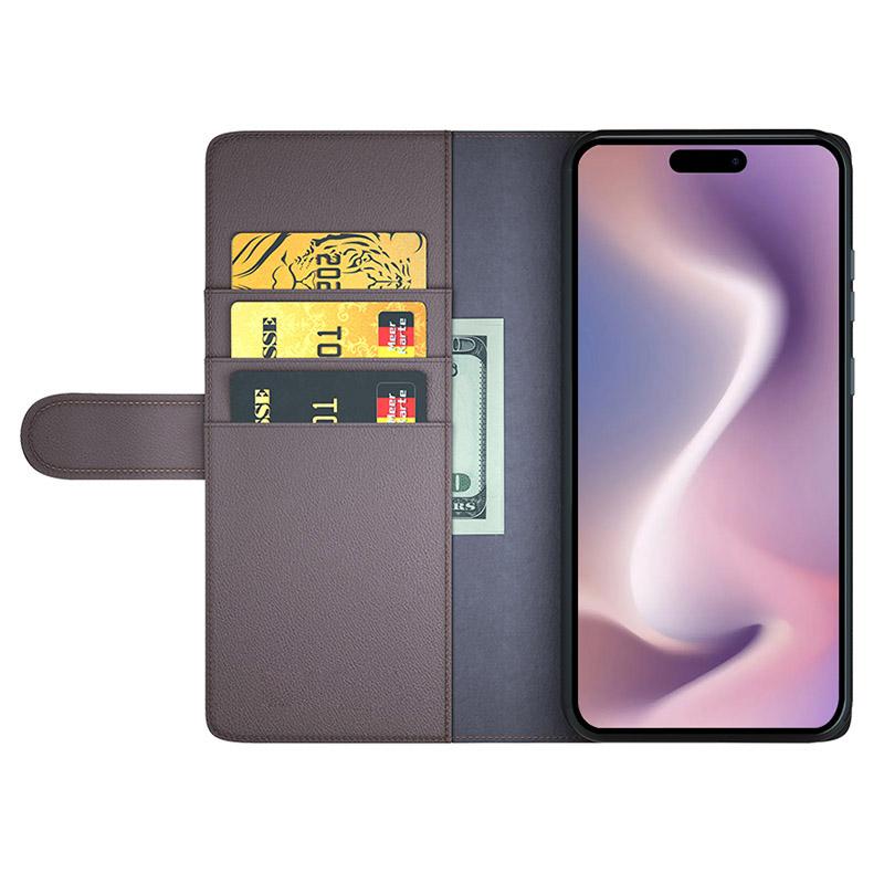 For iPhone 16 Pro Max Case Genuine Split Leather Phone Cover with Wallet Stand Brown 
For iPhone 16 Pro Max Case Genuine Split Leather Phone Cover with Wallet Stand Brown