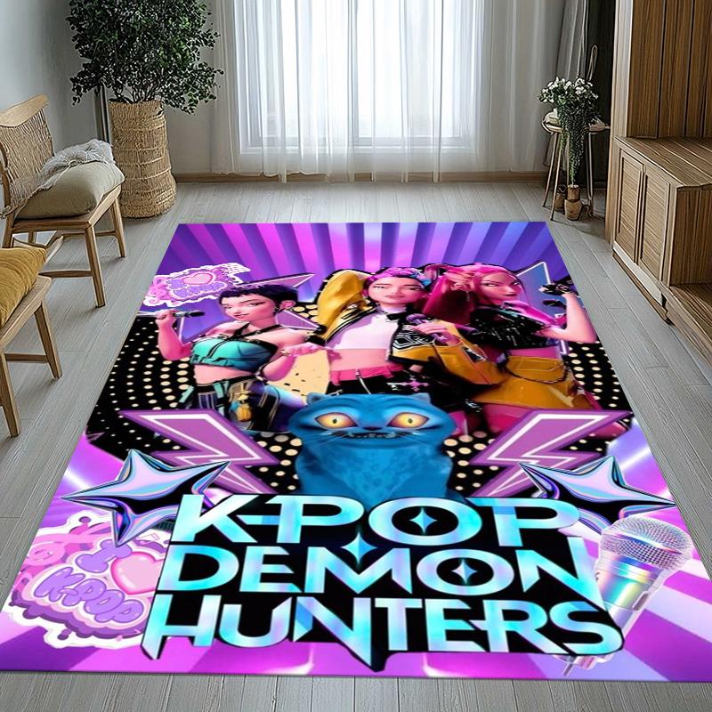 K-Pop Demon Hunters Golden Saja Boys Living Room Non-Slip Area Rug Soft Carpet for Bedroom Playroom Sofa,Home Decor Doormat 40x60cm
K-Pop Demon Hunters Golden Saja Boys Living Room Non-Slip Area Rug Soft Carpet for Bedroom Playroom Sofa,Home Decor Doormat 40x60cm