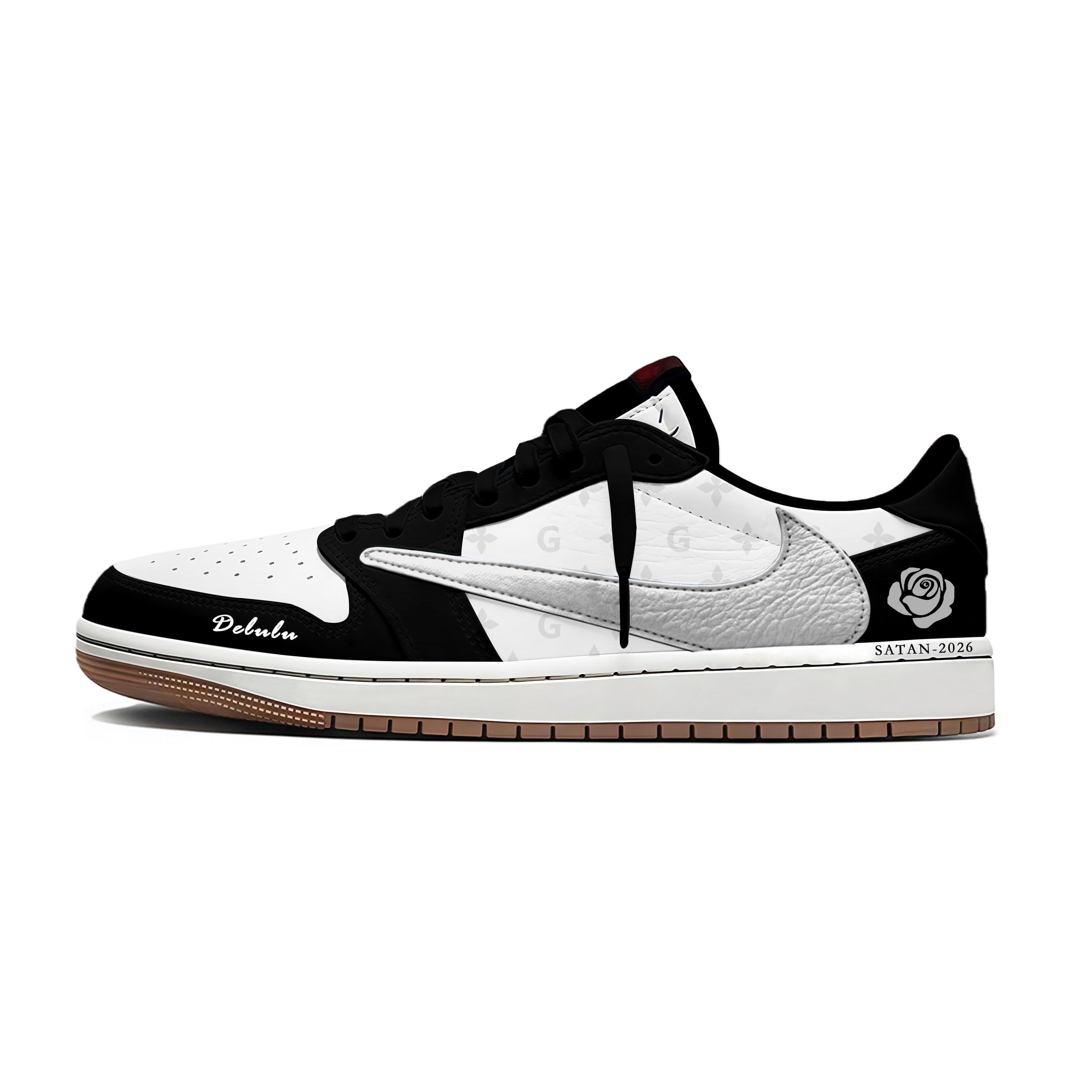 Travis Scott x Jordan Air Jordan 1 Black Yarn White Rose Slip Resistant Slip Resistant Low top Vintage Basketball Shoes DZ4137-700(Team1868- ) 41
Travis Scott x Jordan Air Jordan 1 Black Yarn White Rose Slip Resistant Slip Resistant Low top Vintage Basketball Shoes DZ4137-700(Team1868- ) 41