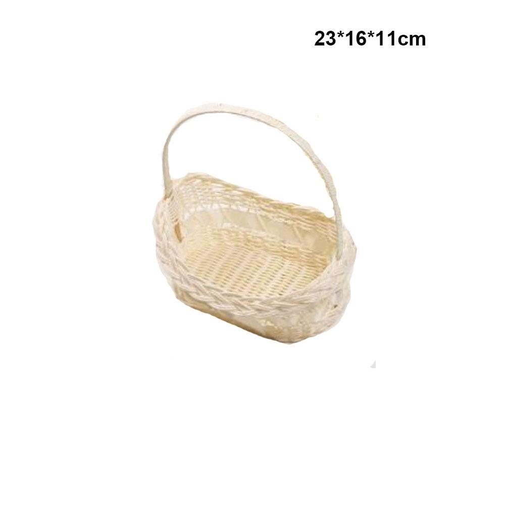 With Handle Flower Storage Basket Wicker Flower Basket For Plant Home Wedding 23*16*11cm
With Handle Flower Storage Basket Wicker Flower Basket For Plant Home Wedding 23*16*11cm