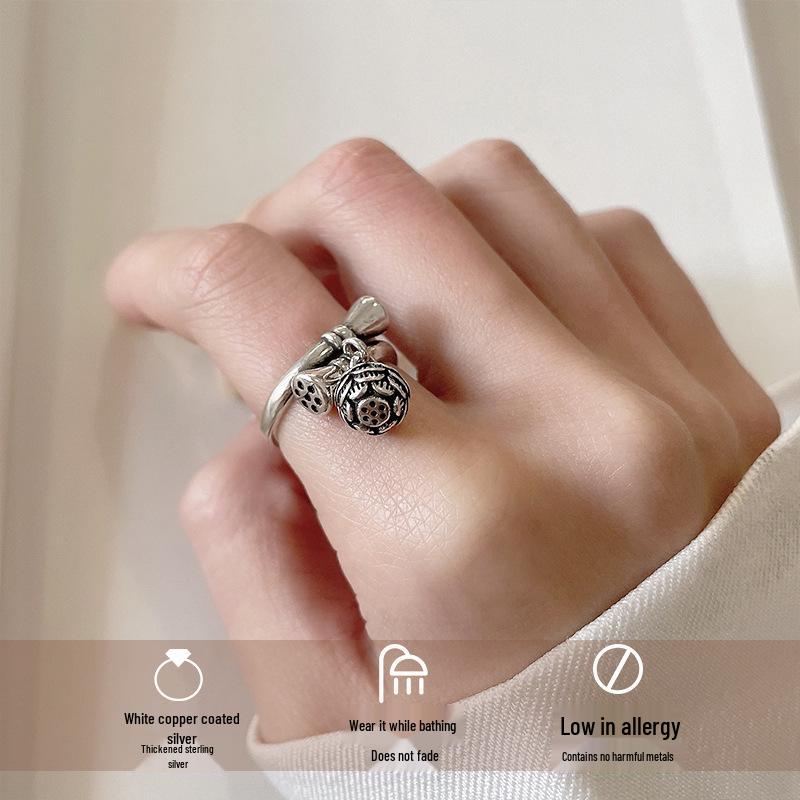 Lan Zhi 925 Sterling Silver Retro Lotus Seed Pod Adjustable Ring for Women Adjustable Open
Lan Zhi 925 Sterling Silver Retro Lotus Seed Pod Adjustable Ring for Women Adjustable Open