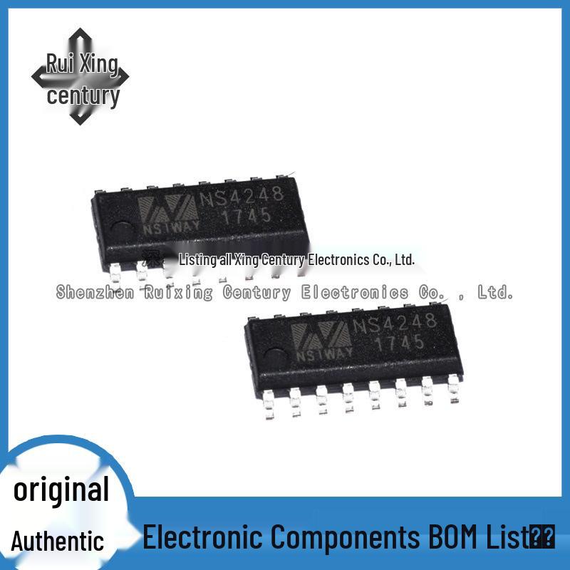 NS4248 SOP-16 Dual-Channel 3W×2 Class D Stereo Audio Headphone Amplifier Chip
NS4248 SOP-16 Dual-Channel 3W×2 Class D Stereo Audio Headphone Amplifier Chip