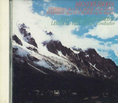 CD LEONARD BERNSTEIN - Mendelssohn: Symphonies Nos. 3 And 32DC448 SONY Japan Classical Used
CD LEONARD BERNSTEIN - Mendelssohn: Symphonies Nos. 3 And 32DC448 SONY Japan Classical Used