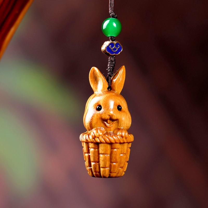 1Pcs Bag Pendant Keychain Rabbit Anti-Lost Lucky Sandalwood Wooden Mobile Phone Chain Cute
1Pcs Bag Pendant Keychain Rabbit Anti-Lost Lucky Sandalwood Wooden Mobile Phone Chain Cute