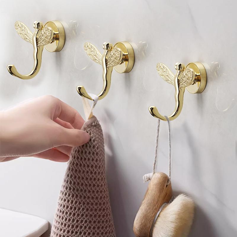 Dragonfly Golden Hanging hooks Adhesive wall hooks pegboard accessories multifunction organizers key hanger Home essentials
Dragonfly Golden Hanging hooks Adhesive wall hooks pegboard accessories multifunction organizers key hanger Home essentials
