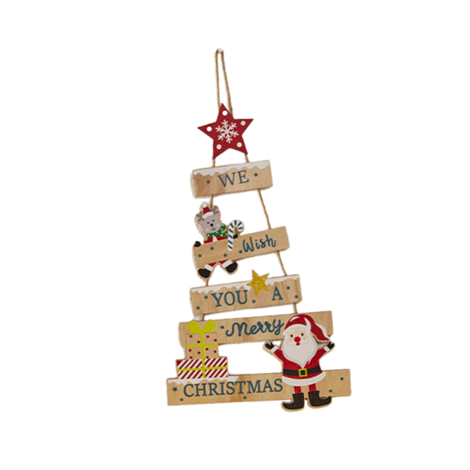 Festive Christmas Wooden Hanging Sign Merry Christmas Wall Ornament Decorative Plaque for House Ornaments Room Decor
Festive Christmas Wooden Hanging Sign Merry Christmas Wall Ornament Decorative Plaque for House Ornaments Room Decor