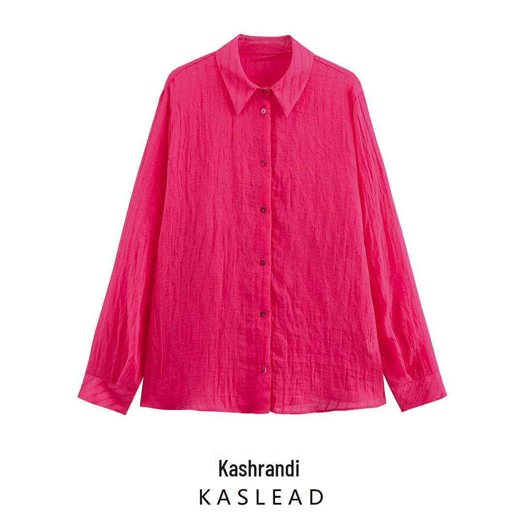 2025 Spring Women s Striped Long Sleeve Shirt - European & American Style, Fashion Versatile Loose Fit Extra Small розы красного
2025 Spring Women s Striped Long Sleeve Shirt - European & American Style, Fashion Versatile Loose Fit Extra Small розы красного