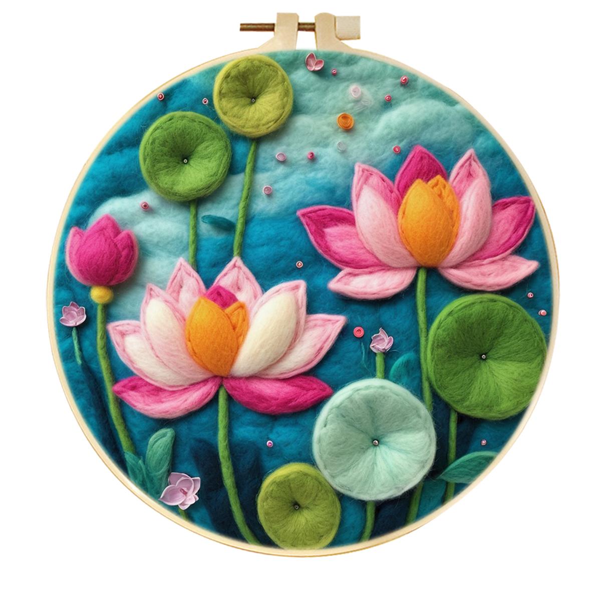 Funny DIY Wool Felting Embroidery Kit Felt With Pictur Ins Creative Flower Wool Needle Felt Set Home Decoration Art Craft 20cm*20cm
Funny DIY Wool Felting Embroidery Kit Felt With Pictur Ins Creative Flower Wool Needle Felt Set Home Decoration Art Craft 20cm*20cm