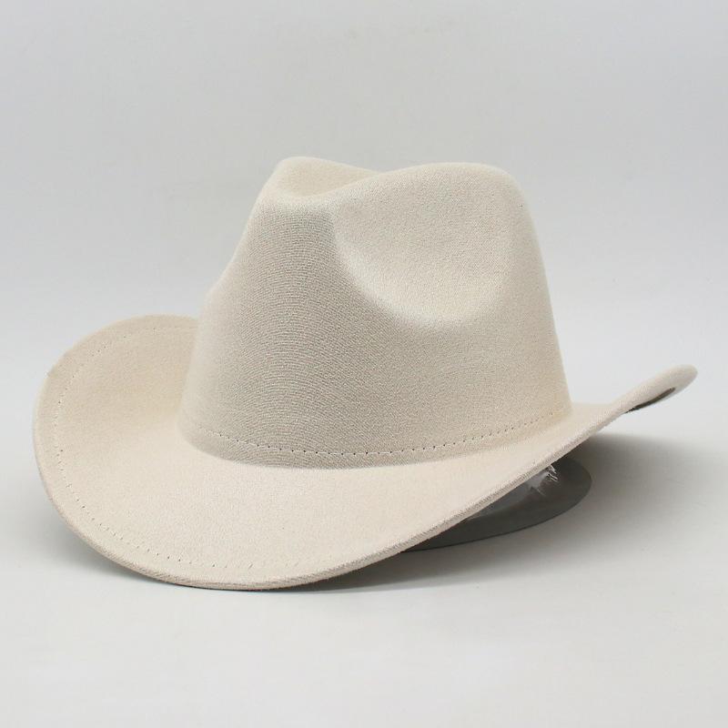 Suede High Quality Spring And Summer European And American Style Woolen Cowboy Hat Ethnic Wind Roll Along Top Hat Sun Hat Jazz Hat one size fits all 56-60cm
Suede High Quality Spring And Summer European And American Style Woolen Cowboy Hat Ethnic Wind Roll Along Top Hat Sun Hat Jazz Hat one size fits all 56-60cm