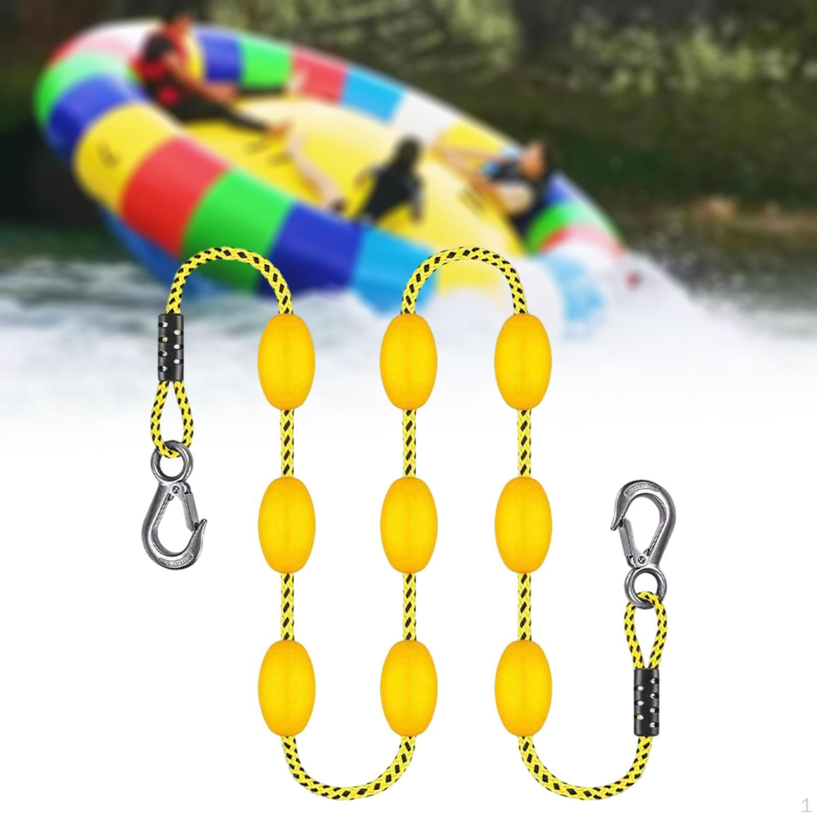 60 Tow Rope with Floats for Up to 6 Users Yellow Black Spots
60 Tow Rope with Floats for Up to 6 Users Yellow Black Spots