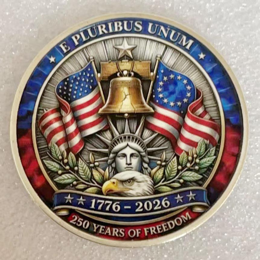The 250th anniversary of American Independence Day souvenir coin collection
The 250th anniversary of American Independence Day souvenir coin collection