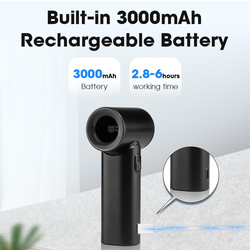 Portable Mini Fan with Digital Display Handheld Fan USB Rechargeable Personal Highspeed Fans for Travel Camping чорний
Portable Mini Fan with Digital Display Handheld Fan USB Rechargeable Personal Highspeed Fans for Travel Camping чорний