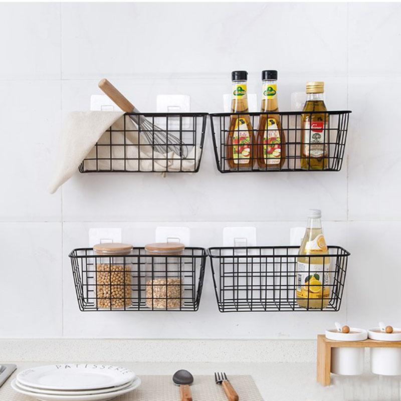Kitchen Storage Rack Bathroom Seasoning Punch-free Office Dormitory Storage Basket Bathroom Wall-mounted Rack Hanging Basket
Kitchen Storage Rack Bathroom Seasoning Punch-free Office Dormitory Storage Basket Bathroom Wall-mounted Rack Hanging Basket