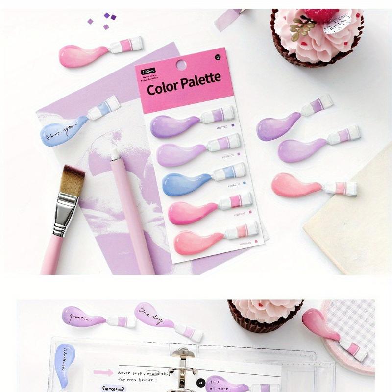 Palette Series: Minimalist Style Watercolor Sticky Notes with Fun Patterns and Handwriting Space, Multi-color for Labeling, Notes, and Reminders
Palette Series: Minimalist Style Watercolor Sticky Notes with Fun Patterns and Handwriting Space, Multi-color for Labeling, Notes, and Reminders