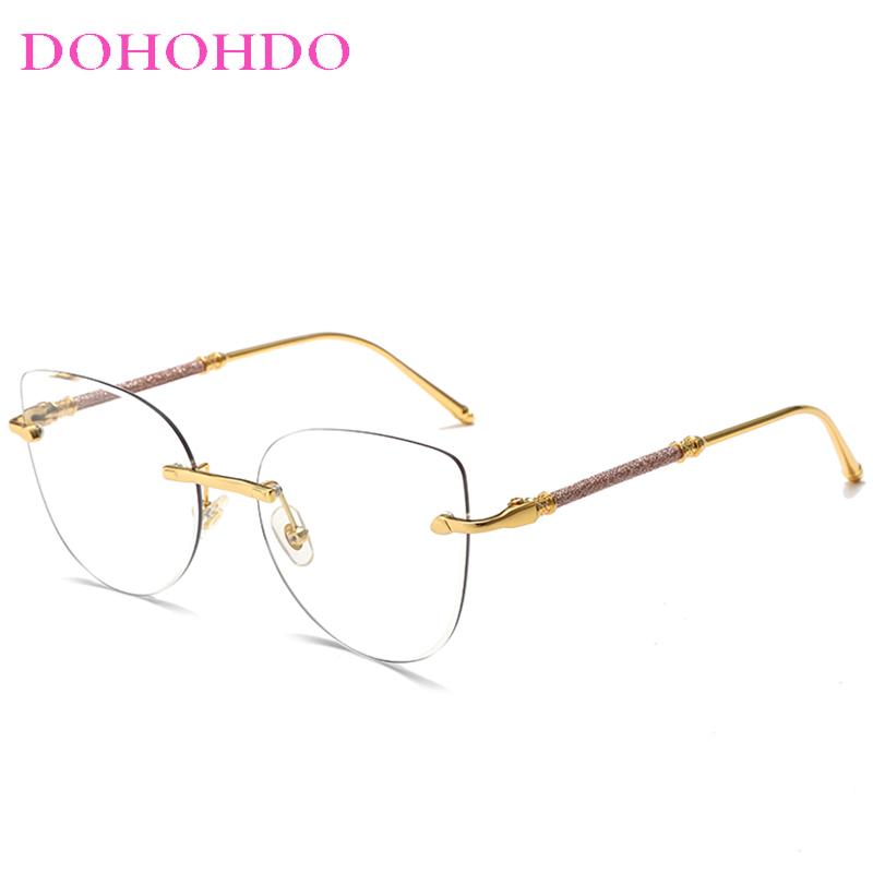 DOHOHDO Men Transparent Photochromic Sunglasses Women Glasses Rimless Cat Eye Metal Eyeglasses Frames Gafas De Sol Para Mujeres Anti blue light розового золота
DOHOHDO Men Transparent Photochromic Sunglasses Women Glasses Rimless Cat Eye Metal Eyeglasses Frames Gafas De Sol Para Mujeres Anti blue light розового золота