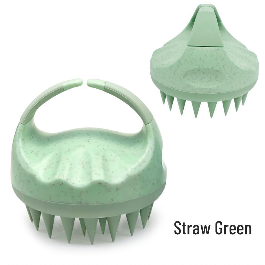 Silicone Shampoo Brush & Scalp Massager with Wheat Straw Handle
Silicone Shampoo Brush & Scalp Massager with Wheat Straw Handle