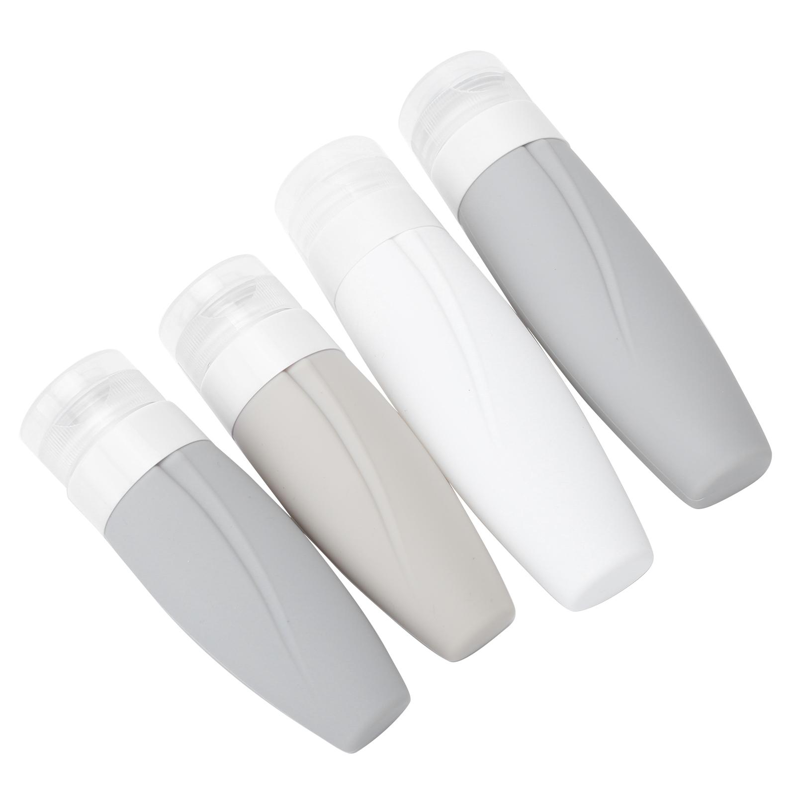 4Pcs Travel Empty Bottles Set Leakproof Silicone Shampoo Shower Gel Liquid Container
4Pcs Travel Empty Bottles Set Leakproof Silicone Shampoo Shower Gel Liquid Container