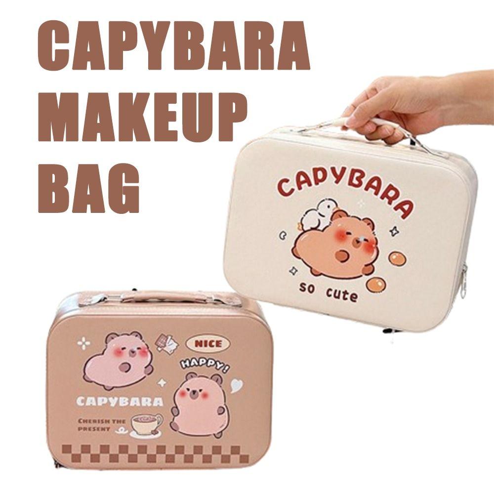 Милая косметичка Capybara, мультяшная дорожная косметичка, многоразовая коробка для хранения Capybara, школьная бежевый
Милая косметичка Capybara, мультяшная дорожная косметичка, многоразовая коробка для хранения Capybara, школьная бежевый