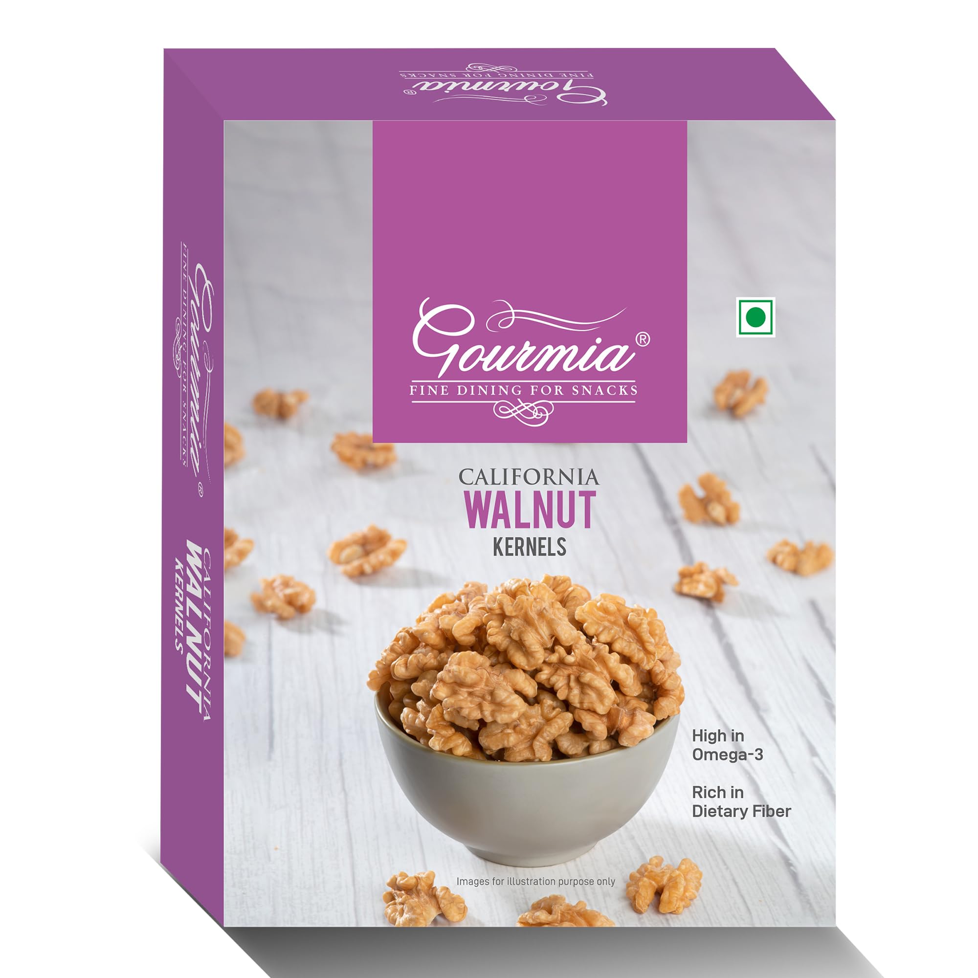 Gourmia California Walnuts Kernels 200g | Extra Light in Color | Large Size Walnut Halves | Without Shell | Akhrot Giri | Rich in Omega-3 | Delig
Gourmia California Walnuts Kernels 200g | Extra Light in Color | Large Size Walnut Halves | Without Shell | Akhrot Giri | Rich in Omega-3 | Delig