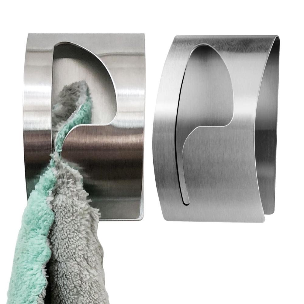 Adhesive Stainless Steel Space-saving Tea Towel Holder Wall Hanger Dishcloth Hooks Storage Rack 2Pcs
Adhesive Stainless Steel Space-saving Tea Towel Holder Wall Hanger Dishcloth Hooks Storage Rack 2Pcs