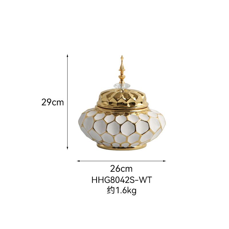 Легкая роскошная керамическая ваза, украшение винного шкафа, современная гостиная в китайском стиле, столовая, домашний декор, тумба под телевизор