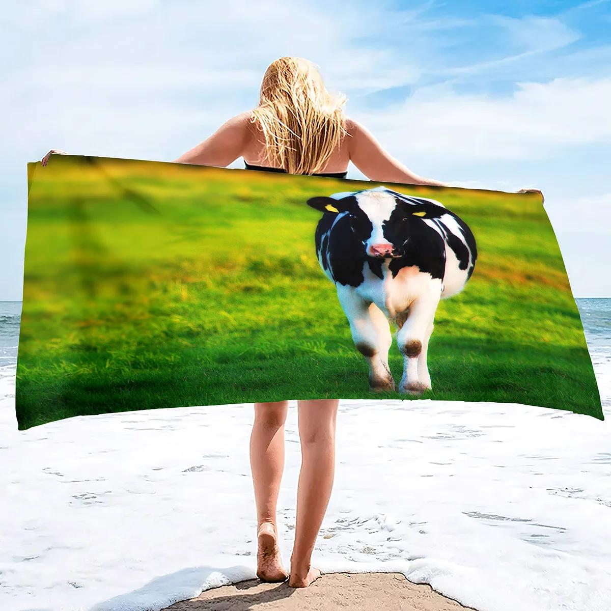 Cow Print Beach Towel Microfiber Bath Towels Oversized Cute Animal Cow Beach Towels Quick Dry Pool Towels for Bathroom Camping W30*H60(CM)
Cow Print Beach Towel Microfiber Bath Towels Oversized Cute Animal Cow Beach Towels Quick Dry Pool Towels for Bathroom Camping W30*H60(CM)