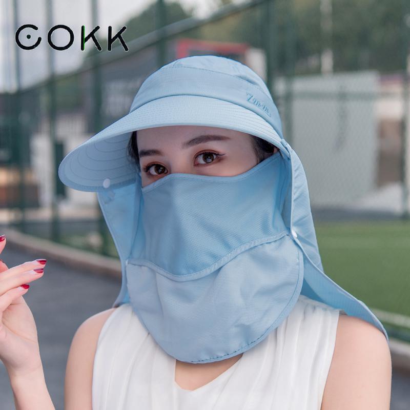 COKK Summer Hats For Women Sun Hat With Breathable Suncreen Outdoor Bicycling Beach Cap Visor Wide Brim Sunhat Female New світло-синій колір
COKK Summer Hats For Women Sun Hat With Breathable Suncreen Outdoor Bicycling Beach Cap Visor Wide Brim Sunhat Female New світло-синій колір