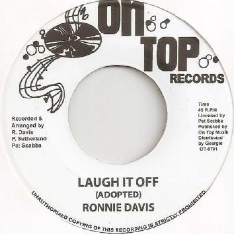 7inch Record RONNIE DAVIS - Laugh It Off / Version OT0701 On Top 1977 Europe Reggae, Ska & Dub
7inch Record RONNIE DAVIS - Laugh It Off / Version OT0701 On Top 1977 Europe Reggae, Ska & Dub