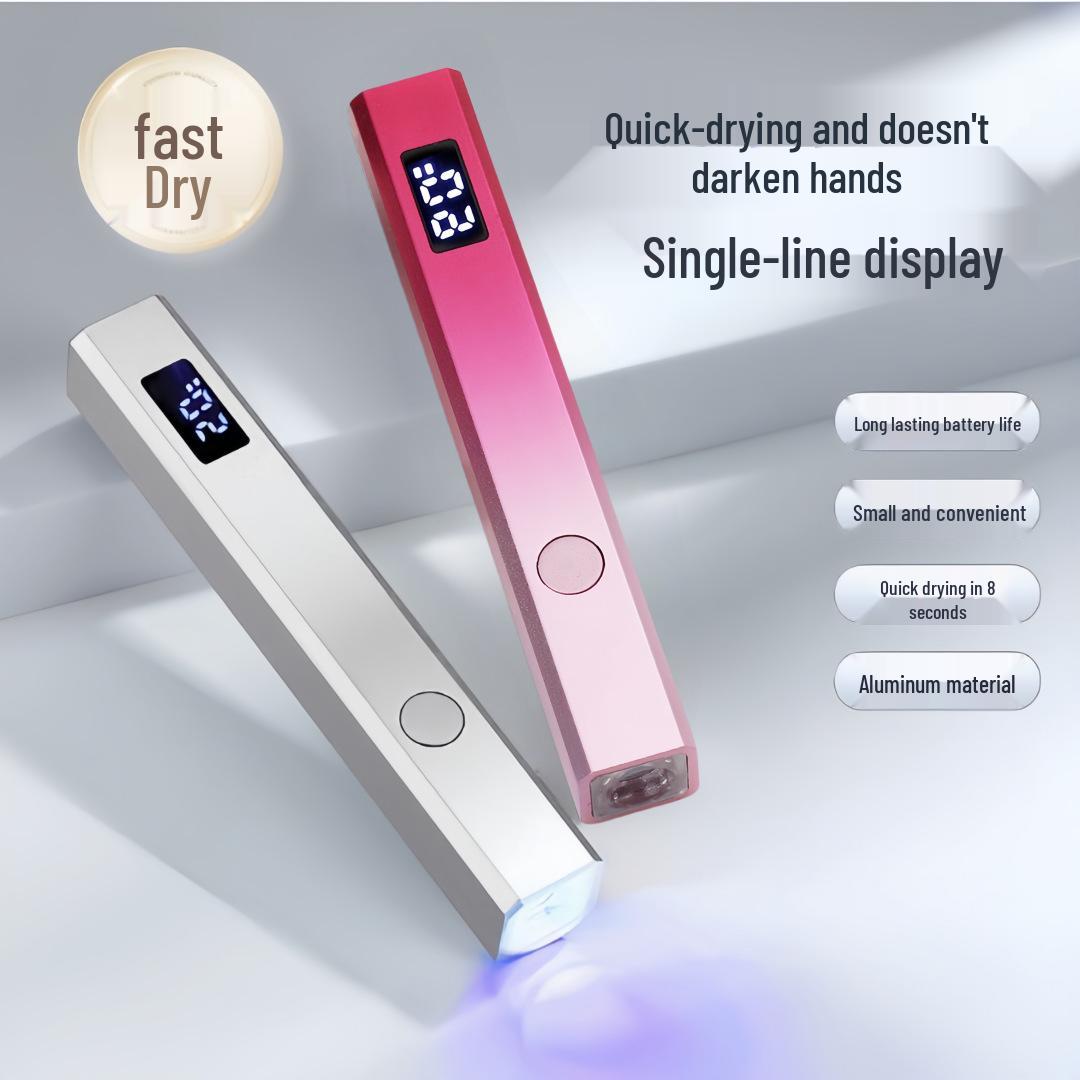 Portable UV Gel Nail Lamp with Display Screen - Quick-Drying, USB-Powered, No Darkening of Hands
Portable UV Gel Nail Lamp with Display Screen - Quick-Drying, USB-Powered, No Darkening of Hands