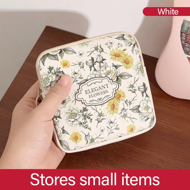 Women Girls Small Makeup Bag Coin Purse Sanitary Pad Pouch Toiletry Bag Cosmetic Bag for Gaskets Mini Pouch Cable Case білий
Women Girls Small Makeup Bag Coin Purse Sanitary Pad Pouch Toiletry Bag Cosmetic Bag for Gaskets Mini Pouch Cable Case білий
