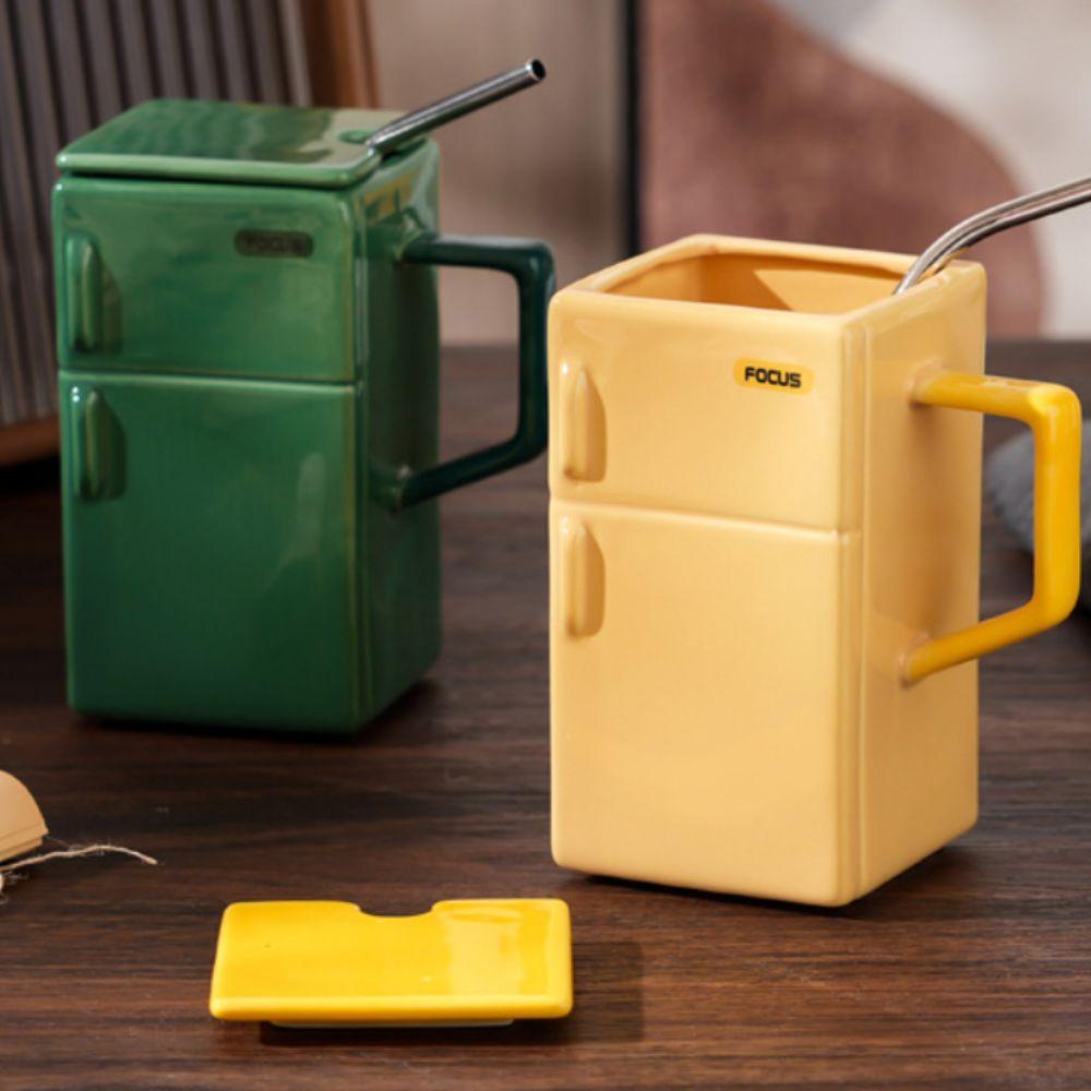 Creative Ceramic Cup Square Tea Cups Home Furnishings Refrigerator Shape Water Cup Couples Gift жовтий
Creative Ceramic Cup Square Tea Cups Home Furnishings Refrigerator Shape Water Cup Couples Gift жовтий