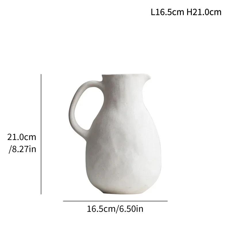 Ceramic vase, plain white floral vase, home decoration, living room, decorative items living room decoration desk accessories білий
Ceramic vase, plain white floral vase, home decoration, living room, decorative items living room decoration desk accessories білий