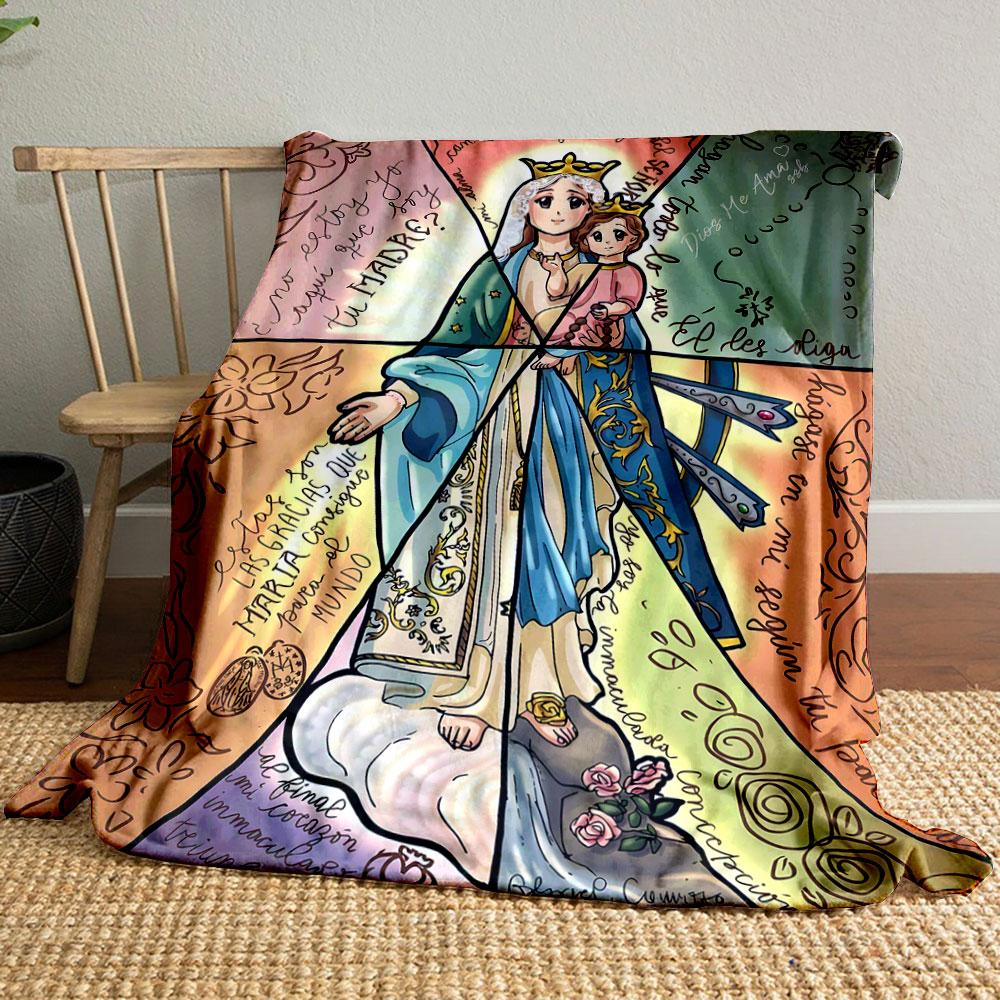Our Lady of Grace Jesus Print Blanket bedroom Blanket for Livingroom Couch lunch break Soft throw for Friend s festival Gift 80cm x 120cm
Our Lady of Grace Jesus Print Blanket bedroom Blanket for Livingroom Couch lunch break Soft throw for Friend s festival Gift 80cm x 120cm
