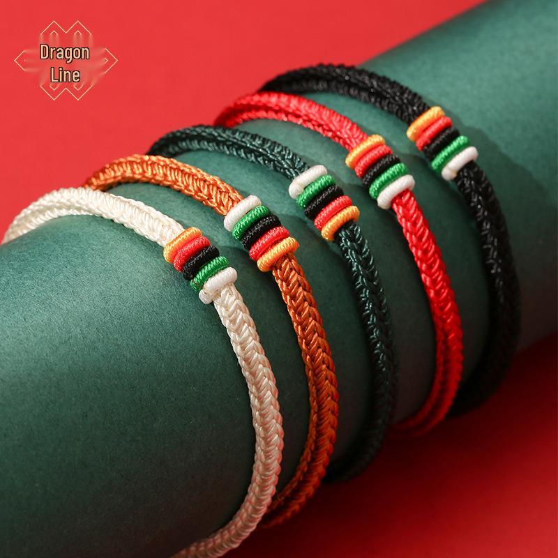 Dragon Knot Elements: Gold, Wood, Water, Fire, Earth Peace Bracelet - Personalized Birth Element Handmade Rope 925 Silver
Dragon Knot Elements: Gold, Wood, Water, Fire, Earth Peace Bracelet - Personalized Birth Element Handmade Rope 925 Silver