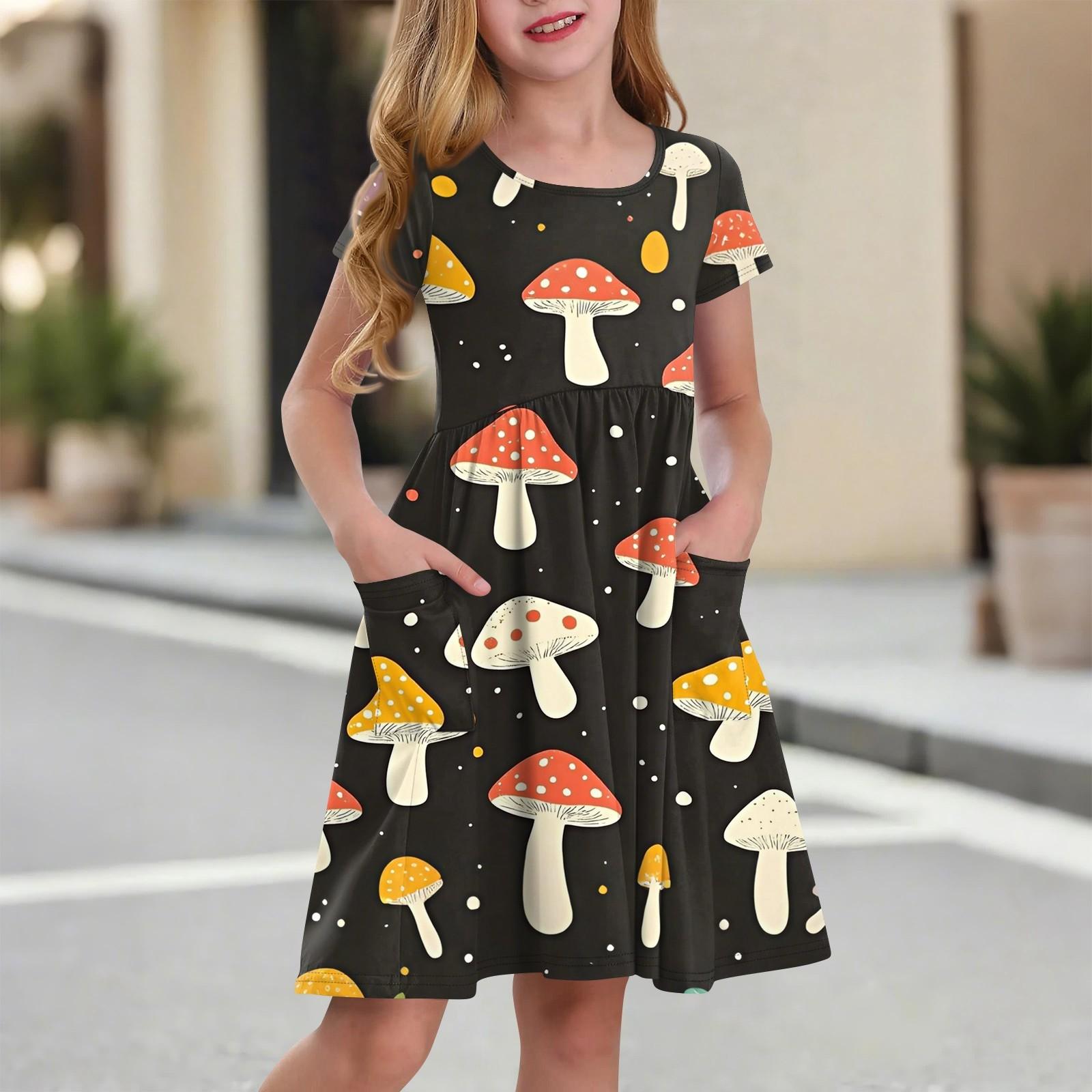 Детская юбка с круглым вырезом и коротким рукавом, платье принцессы, модное повседневное платье с карманами для девочек 120 чёрный
Детская юбка с круглым вырезом и коротким рукавом, платье принцессы, модное повседневное платье с карманами для девочек 120 чёрный