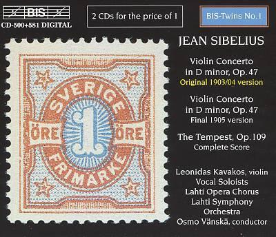 CD KAVAKOS - Sibelius;Violin Con/Tempes BISCD500581 BIS 1991 Sweden Classical Used
CD KAVAKOS - Sibelius;Violin Con/Tempes BISCD500581 BIS 1991 Sweden Classical Used