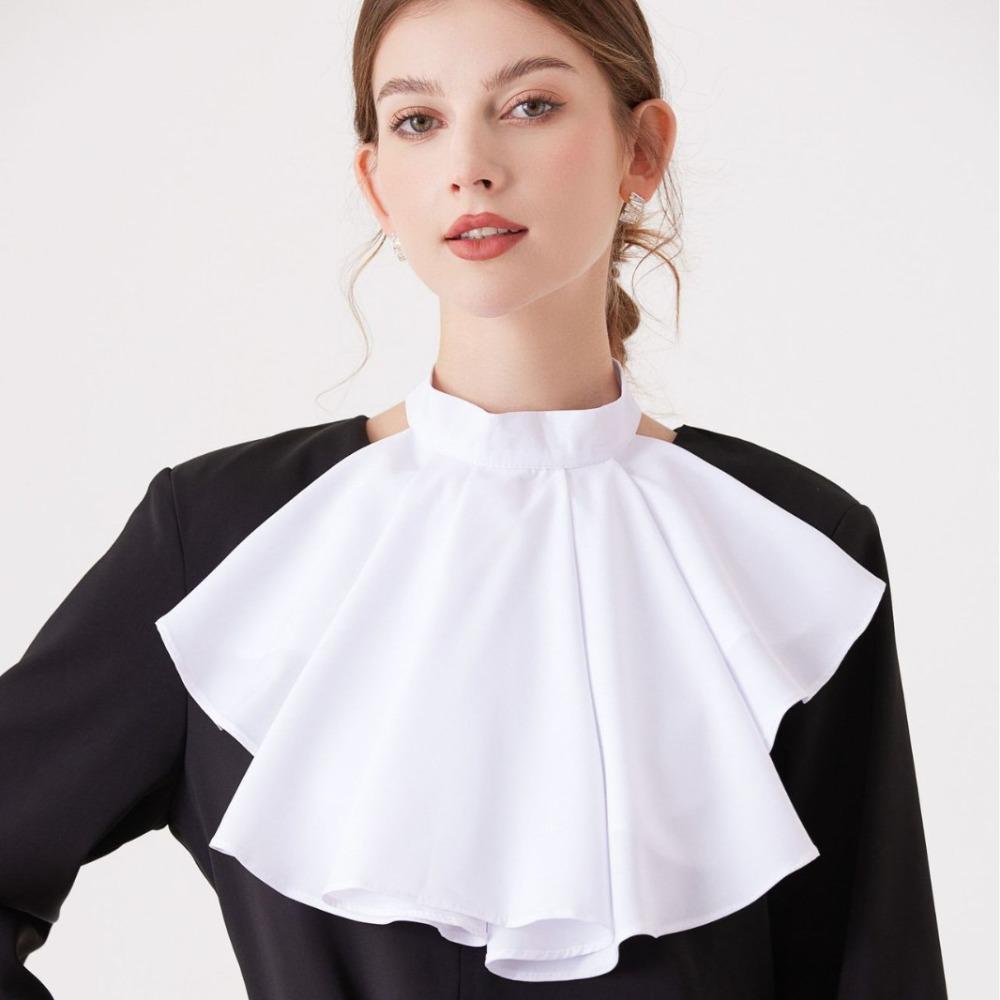 Vintage Elizabethan Neck Ruff Detachable Ruffled Collar Fashion Renaissance Collar Wedding Style 5
Vintage Elizabethan Neck Ruff Detachable Ruffled Collar Fashion Renaissance Collar Wedding Style 5