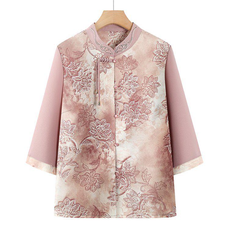 Grandma s Chiffon Short Sleeve Shirt & Pants Set for Women, Summer Wear for Middle-Aged & Elderly 3XL 120-130 jin
Grandma s Chiffon Short Sleeve Shirt & Pants Set for Women, Summer Wear for Middle-Aged & Elderly 3XL 120-130 jin