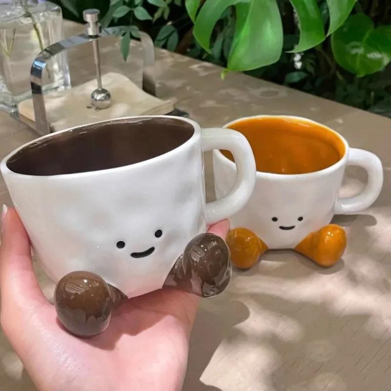 Cartoon Couple Ceramic Mug Creative Coffee Milk Tea Water Cup Cute Children Breakfast Cup Household Drinkware 350ml коричневий
Cartoon Couple Ceramic Mug Creative Coffee Milk Tea Water Cup Cute Children Breakfast Cup Household Drinkware 350ml коричневий