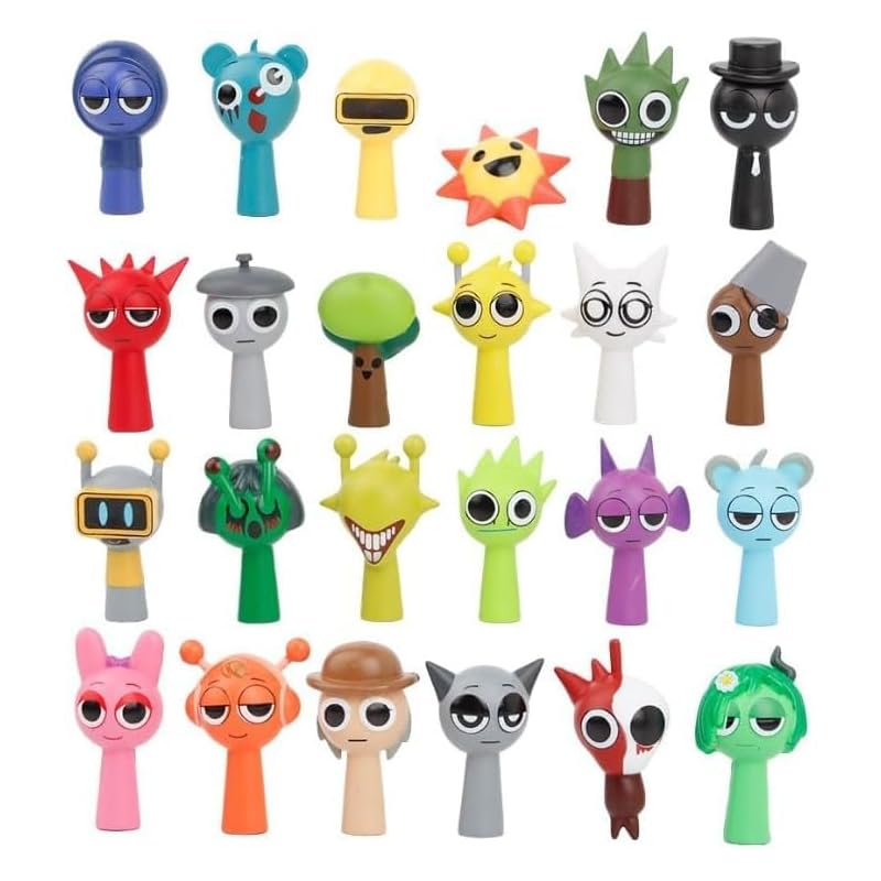 Spranky figure doll block Sprunki toy toys doll Goods Height 4~5cm collector doll 24 piece set Painted finished product
Spranky figure doll block Sprunki toy toys doll Goods Height 4~5cm collector doll 24 piece set Painted finished product