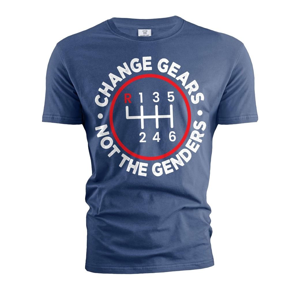 Мужская футболка со смешной надписью «Переключай передачи, а не гендеры» Юмористические футболки 3XL
Мужская футболка со смешной надписью «Переключай передачи, а не гендеры» Юмористические футболки 3XL