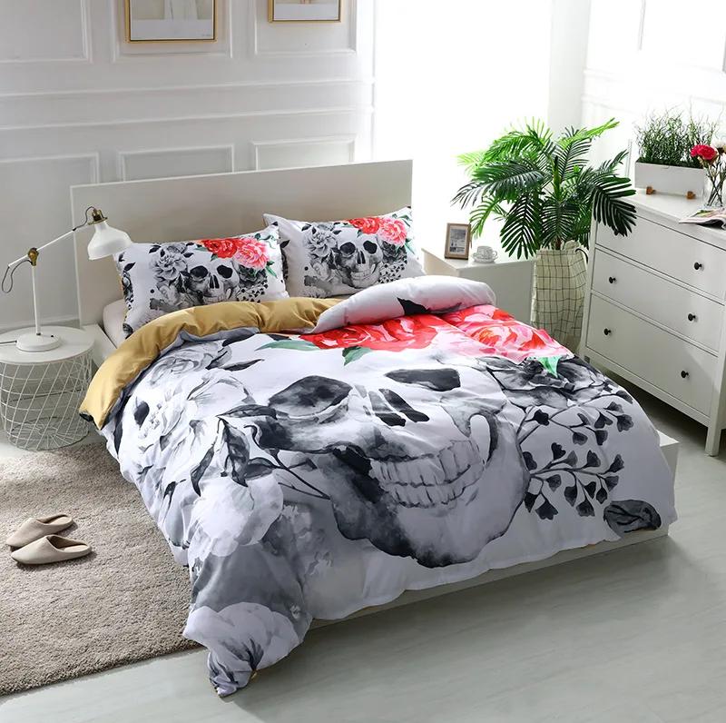 Comforter Black Sketch Rose Skull Bed Set 100% Bamboo Fiber Western Halloween S 3 Pcs Comforter Bedding Terror Comforter (quilt)-EU Single(135*200cm)3pcs
Comforter Black Sketch Rose Skull Bed Set 100% Bamboo Fiber Western Halloween S 3 Pcs Comforter Bedding Terror Comforter (quilt)-EU Single(135*200cm)3pcs