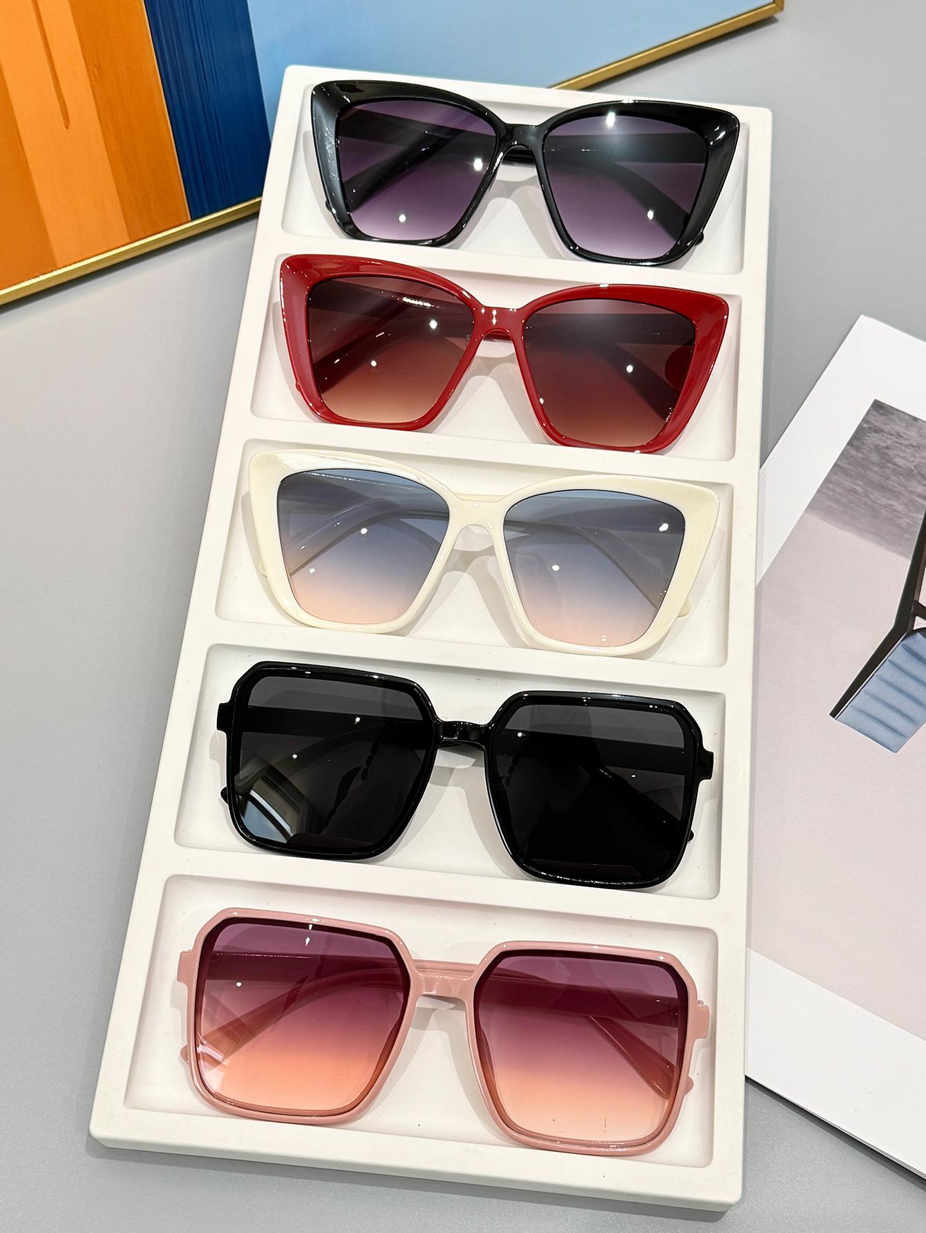 5Pcs Fashionable Classic Hot Style Mixed Solid Color Glasses Set Durable Pc Material Perfect for Daily Wear Decoration
5Pcs Fashionable Classic Hot Style Mixed Solid Color Glasses Set Durable Pc Material Perfect for Daily Wear Decoration