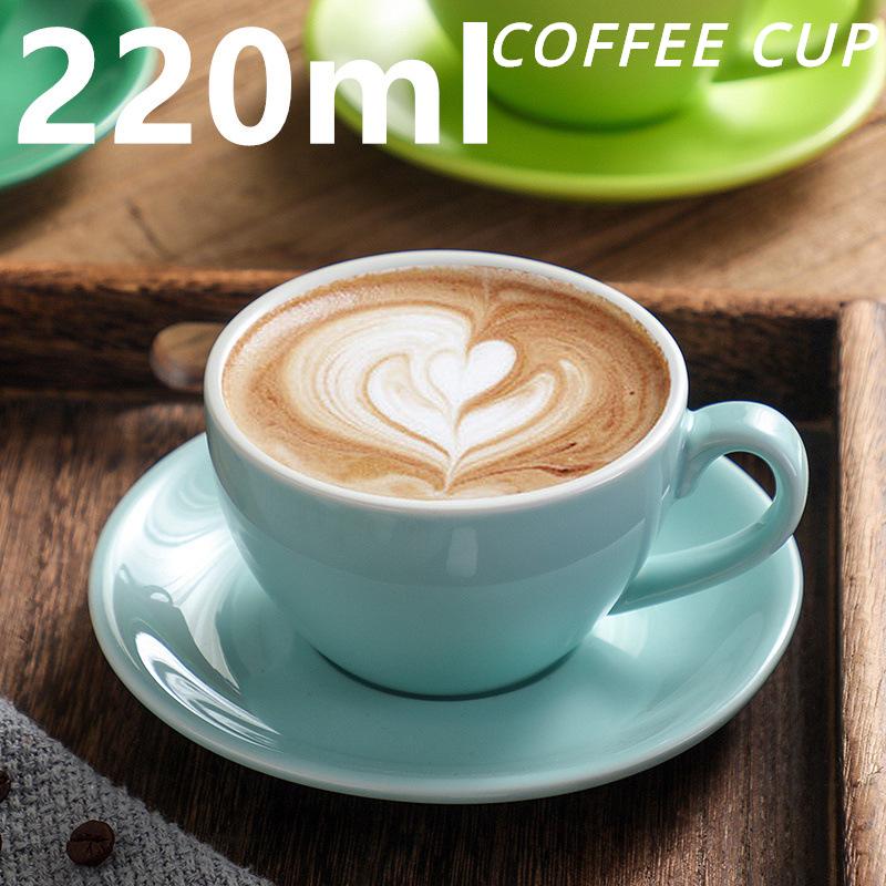 1 Set 220ml Cappuccino Coffee Cup Set Floral Cup Latte Cup Mug with Plate Gift Set Multiple Colors European Coffee Cups 220ML
1 Set 220ml Cappuccino Coffee Cup Set Floral Cup Latte Cup Mug with Plate Gift Set Multiple Colors European Coffee Cups 220ML