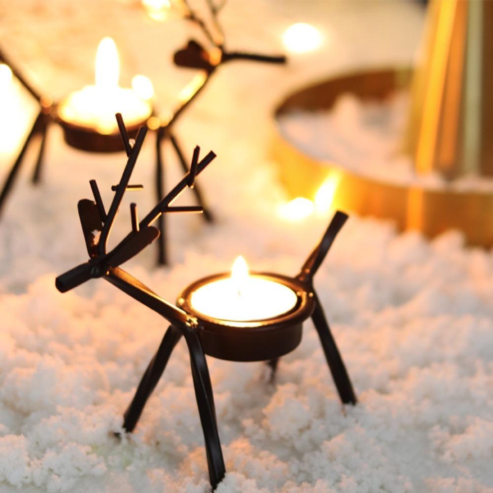 Black European Black Deer Candlestick Iron Iron Candlestick Christmas Decorations Candlestick
Black European Black Deer Candlestick Iron Iron Candlestick Christmas Decorations Candlestick